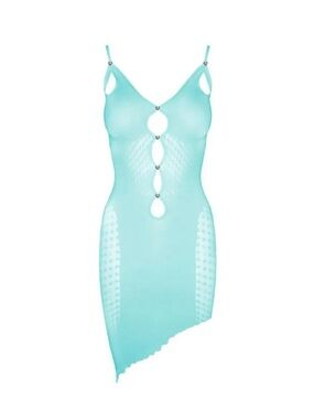 ANITA DRESS TURQUOISE Cutout Bodycon Dress